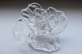 Anna Lou Glass Hot Sculpted Clear Glass Flower