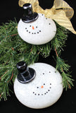 Thames Art Glass Melted Snowman