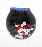 Shawn Messenger Fine Art Glass Large Flattened Vase