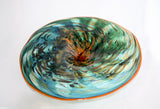 Lazer Art Glass Large Platter