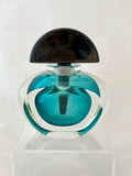 Correia Art Glass Emerald Geometric Perfume Bottle