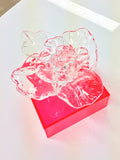 Anna Lou Glass Colored Acrylic Base