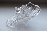 Anna Lou Glass Hot Sculpted Clear Glass Flower