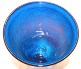 Nicholson Blown Glass Purple/Cobalt Bowl