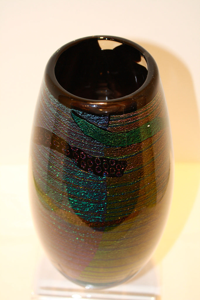 Randy Strong Contemporary Art Glass Vase