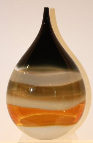 United Glass Blowers Small T Drop Vase