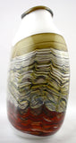 Gartner/Blade Art Glass Sargasso Series Flattened Vase