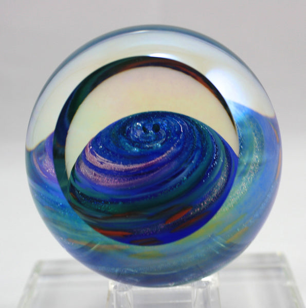 Glass Eye Studio Uranus Paper Weight LMB Art Glass