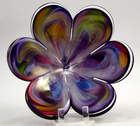 Glass Eye Studio Purple Affection Flower