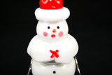 Vitrix Hot Glass Studio Ms Claus Snowman