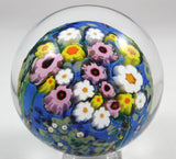 Shawn Messenger Fine Art Glass Large Flower Paperweight