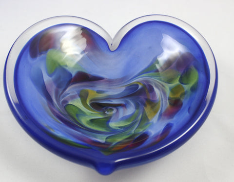 Glass Eye Studio Blue Affection Heart