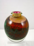 Steven Main Glass Studio Canyon Series Round Vase