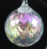 Glass Eye Studio Classic Ornament Clear Diamond Facet