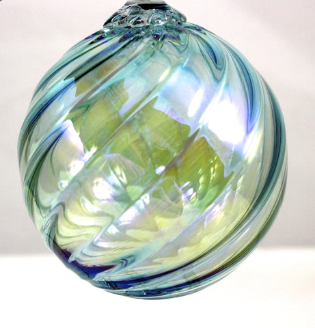 Glass Eye Studio Classic Ornament Aquamarine Twist