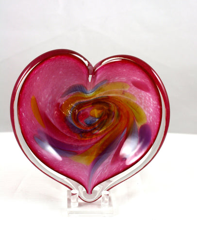 Glass Eye Studio Pink Affection Heart