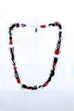 Penrose Design Jumbo Red, Black and Pearl Necklace