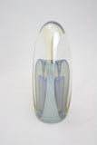 Edward Kachurik Art Glass 3 Sided Amber Sculpture F24
