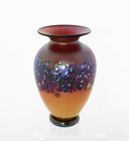 Nourot Glass Studio "C'ezanne" Mini Red Vase