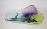 Harrie Art Glass Pacific Plate