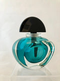 Correia Art Glass Emerald Geometric Perfume Bottle