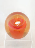 Edward Kachurik Art Glass Orange Paperweight